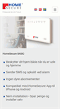 Mobile Screenshot of homesecure.dk